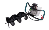 Motoburghiu foreza de pamant Gospodarul Profesionist ED520 - 3 CP, 3 burghie incluse (100,150,200mm) + 3 sticle ulei 0.5l