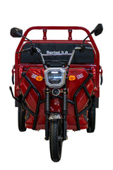 Triciclu Cargo electric BLADE Sprint 3.0 - 2000W, 25 km/h, autonomie pana la 70 km, baterie plumb-acid 72V  45Ah, capacitate maxima 600 kg, fara permis, culoare rosu