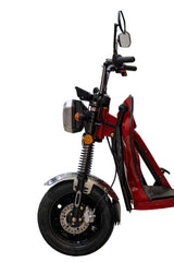 Triciclu Cargo electric BLADE Sprint 3.0 - 2000W, 25 km/h, autonomie pana la 70 km, baterie plumb-acid 72V  45Ah, capacitate maxima 600 kg, fara permis, culoare rosu