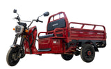 Triciclu Cargo electric BLADE Sprint 3.0 - 2000W, 25 km/h, autonomie pana la 70 km, baterie plumb-acid 72V  45Ah, capacitate maxima 600 kg, fara permis, culoare rosu