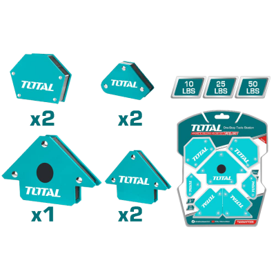 Set 7 coltare magnetice pentru sudura TOTAL