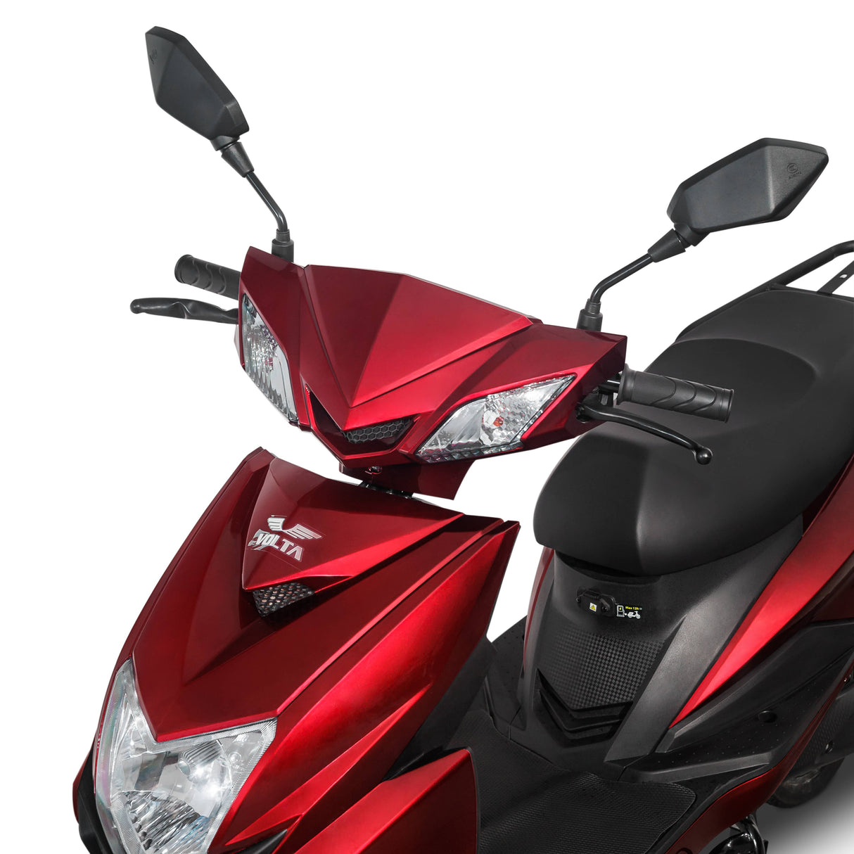 Scuter Electric, 1500W, Fara Permis, Voltarom S1, autonomie pana la 74 km, Visiniu
