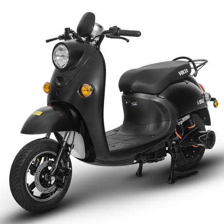 Voltarom S2, motor 2000 W, viteza maxima 25 km pe ora, autonomie pana la 60 km, Scuter Electric, Fara Permis, Negru