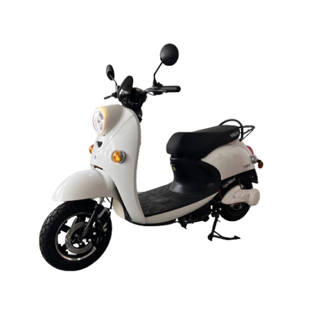 Voltarom S2, 2000W, Fara Permis, viteza maxima 25 km pe ora, autonomie pana la 60 km, Scuter Electric fara permis, Alb