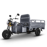 Voltarom Hercules, Motor 3900W, 72V, 45Ah, viteza maxima 25 km pe ora, pana la 50km autonomie, FARA Permis, Triciclu Electric, Gri
