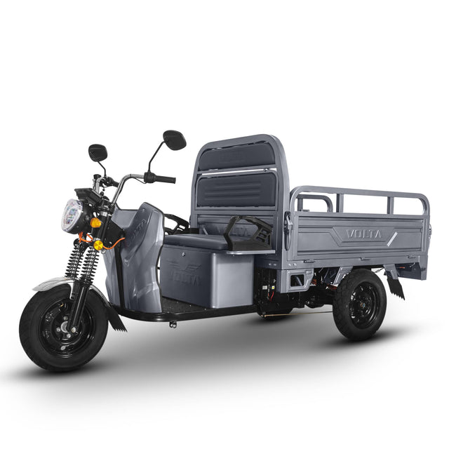 Voltarom Hercules, Motor 3900W, 72V, 45Ah, viteza maxima 25 km pe ora, pana la 50km autonomie, FARA Permis, Triciclu Electric, Gri