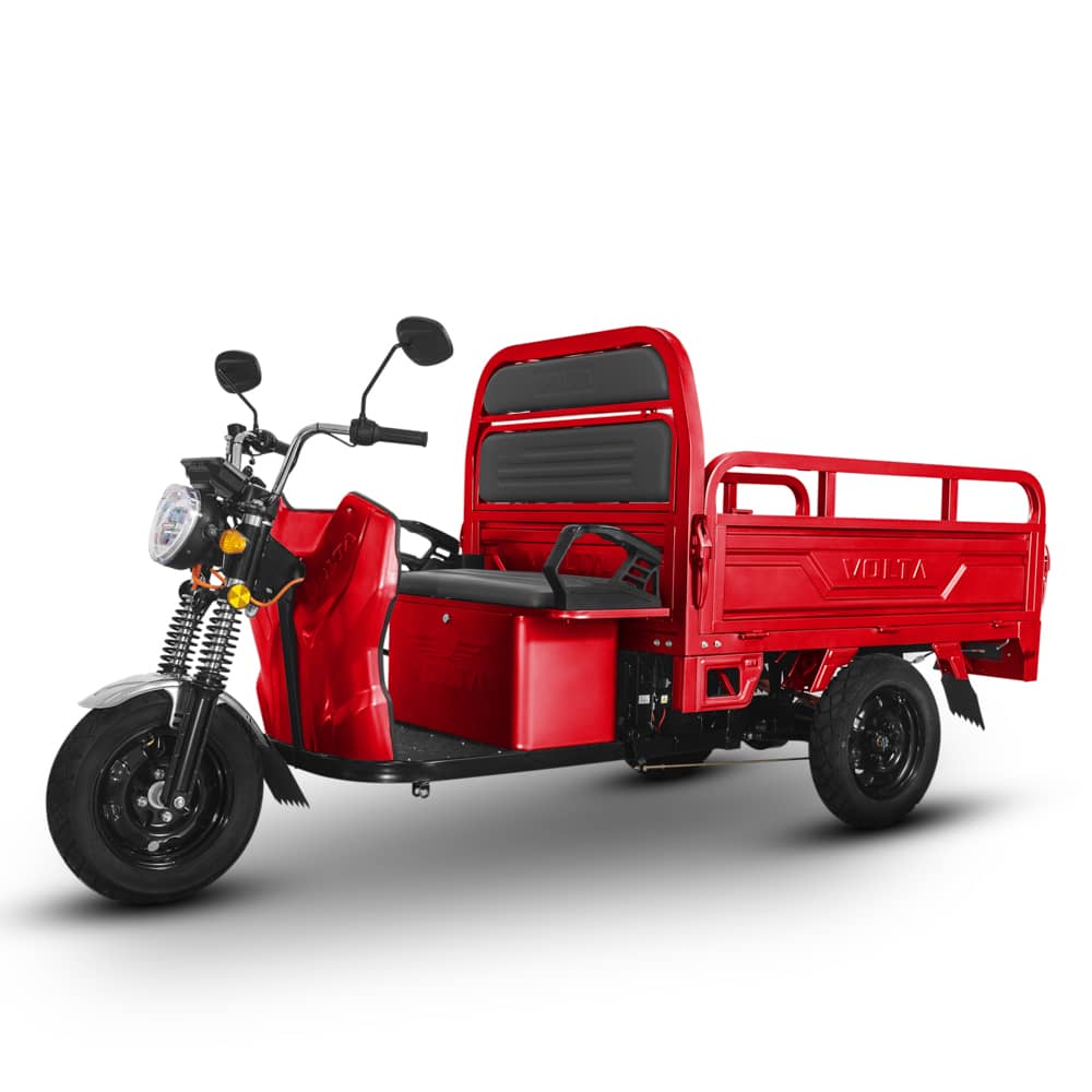Voltarom Hercules, Motor 3900W, 72V, 45Ah, viteza maxima 25 km pe ora, pana la 50km autonomie, FARA Permis, Triciclu Electric, Rosu