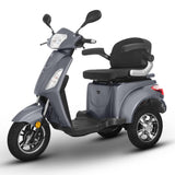 Triciclu electric 1000W, Voltarom VM4 Fara permis, 60V, 20Ah, viteza maxima 25 Km pe ora, Gri, Autonomie 50Km