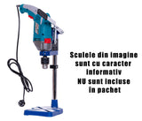Set WADFOW 2 buc. – stand pentru polizor unghiular 100–125 mm si stand pentru bormasina, aluminiu + baza fonta