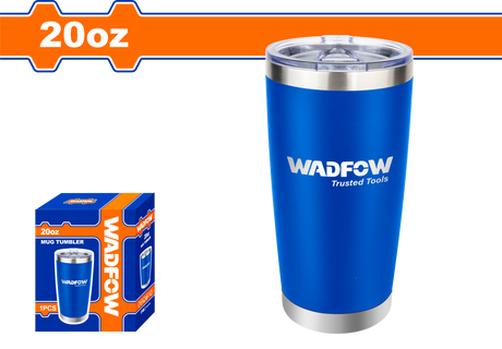 Pahar termos Wadfow, 550ml, otel inoxidabil, albastru