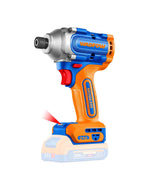Masina de insurubat cu impact WADFOW 20V, 1/4" Hex – motor fara perii, 210 Nm, 2 baterii 2.0Ah + incarcator