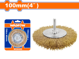 Perie de sarma disc Wadfow, 4500rpm, diametru 100mm