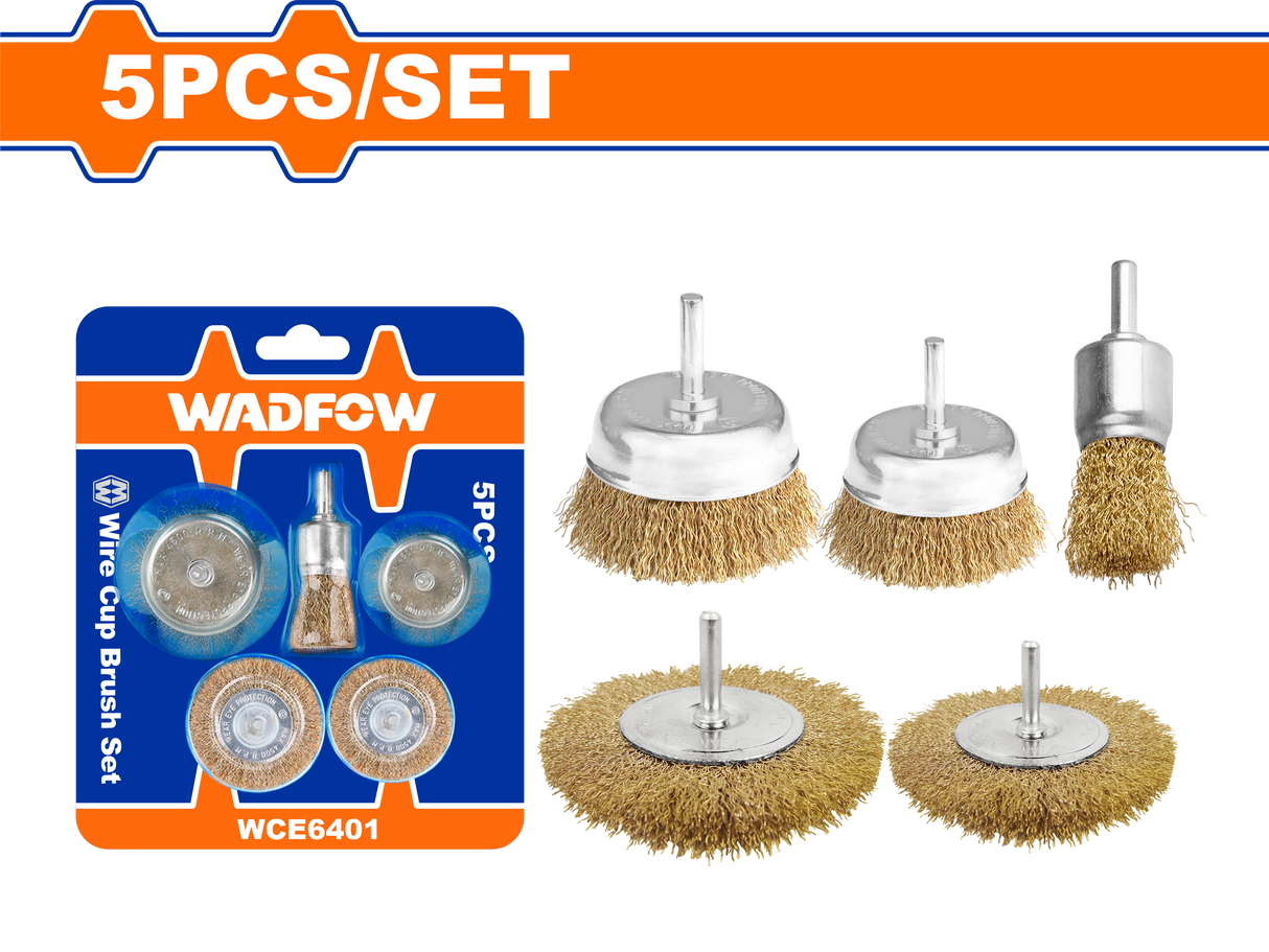 Set perii sarma pentru lemn, otel Wadfow, dimensiuni 1”, 2”, 3”, 5 buc