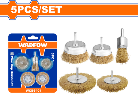 Set perii sarma pentru lemn, otel Wadfow, dimensiuni 1”, 2”, 3”, 5 buc