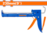 Pistol pentru silicon Wadfow, maner aluminiu, 23cm