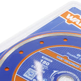 Disc diamantat continuu pentru ceramica Wadfow, taiere umeda, 180x22.2mm