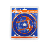 Disc diamantat continuu pentru ceramica Wadfow, taiere umeda, 180x22.2mm