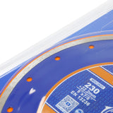 Disc diamantat continuu pentru ceramica Wadfow, taiere umeda, 230x22.2mm