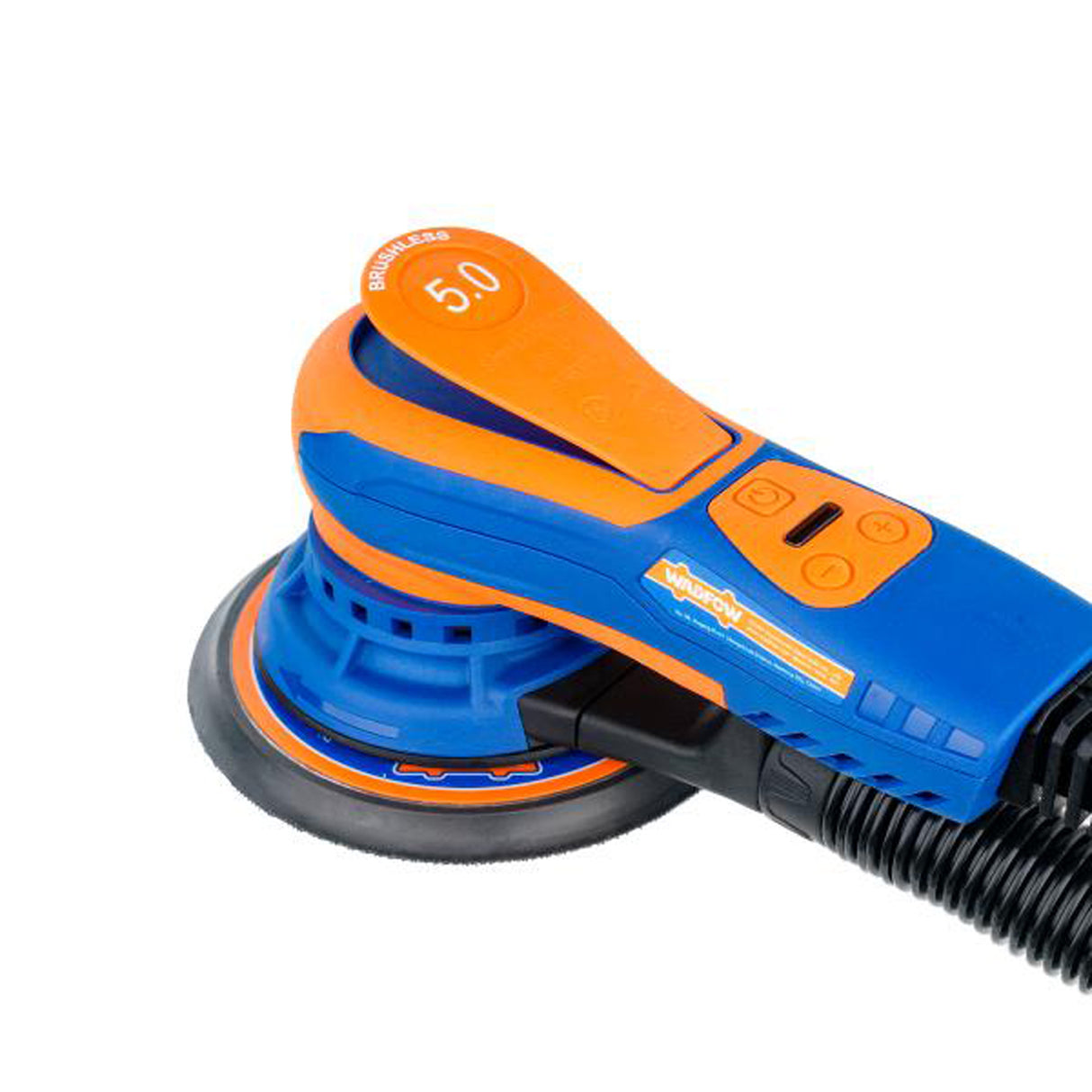 Masina de slefuit Wadfow pentru lemn si metal, 350W, 240V, 10000rpm, diametru suport slefuit 150mm, include 4 buc hartie abraziva