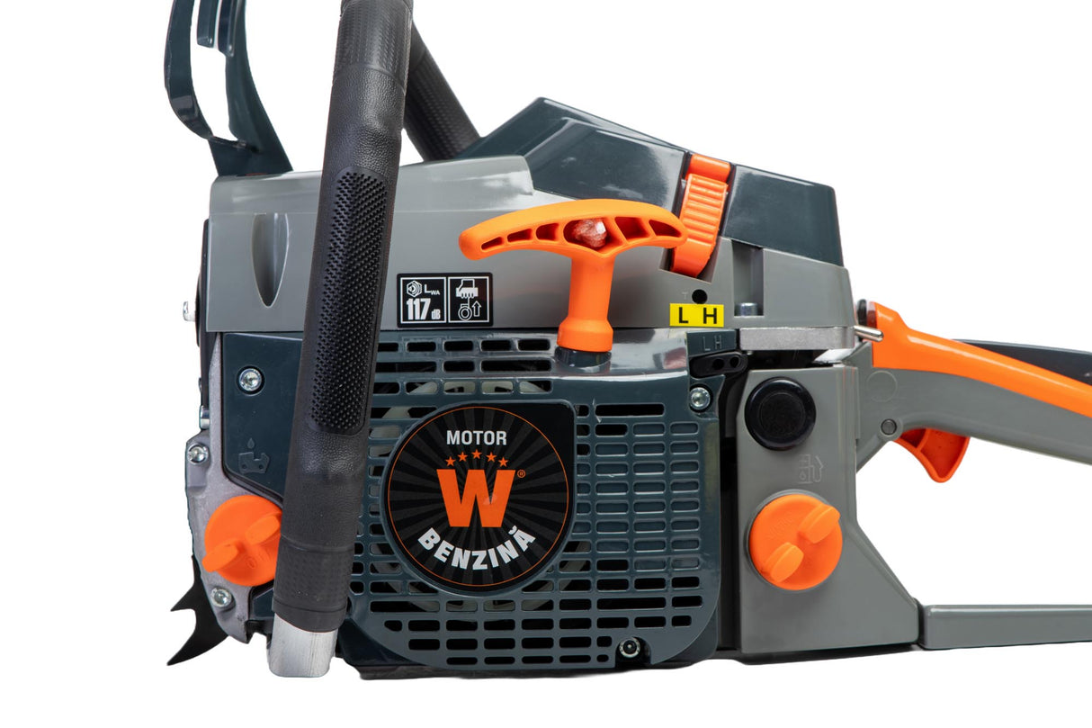 Super drujba Imperio pe benzina Wolfson® STX-580, 2.6CP, 52CC, 2 lame + 2 lanturi Ochelari + Manusi incluse
