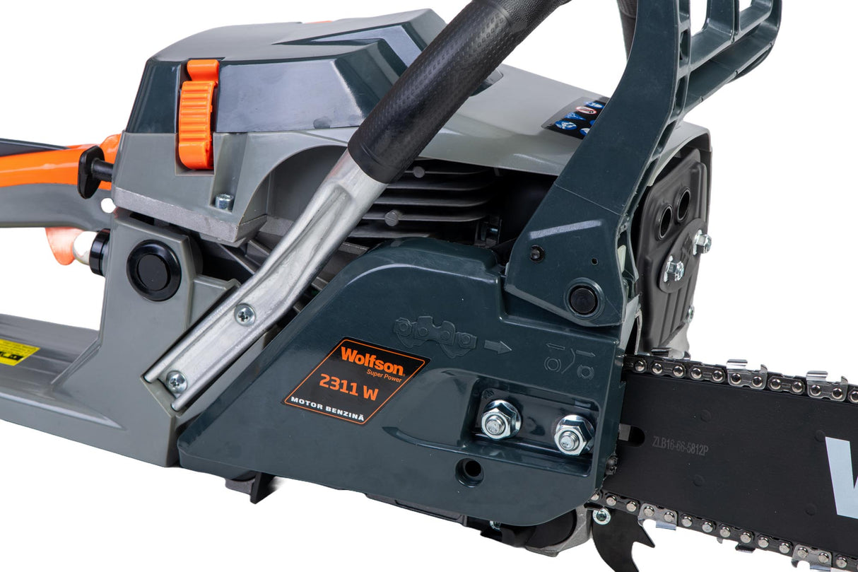 Super drujba Imperio pe benzina Wolfson® STX-580, 2.6CP, 52CC, 2 lame + 2 lanturi Ochelari + Manusi incluse