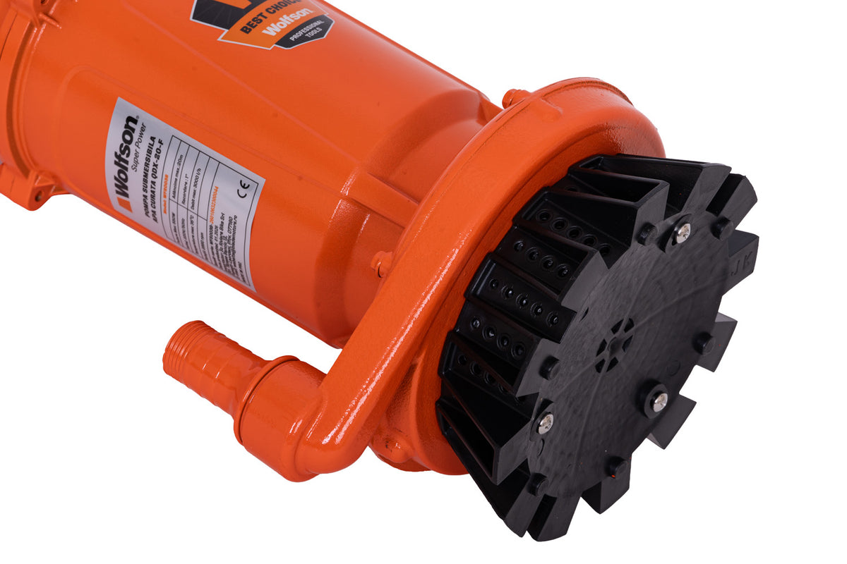Pompa submersibila apa curata cu plutitor Wolfson QDX-20-F, 550W, 3000 l/h, 1", adancime de absorbtie 8m