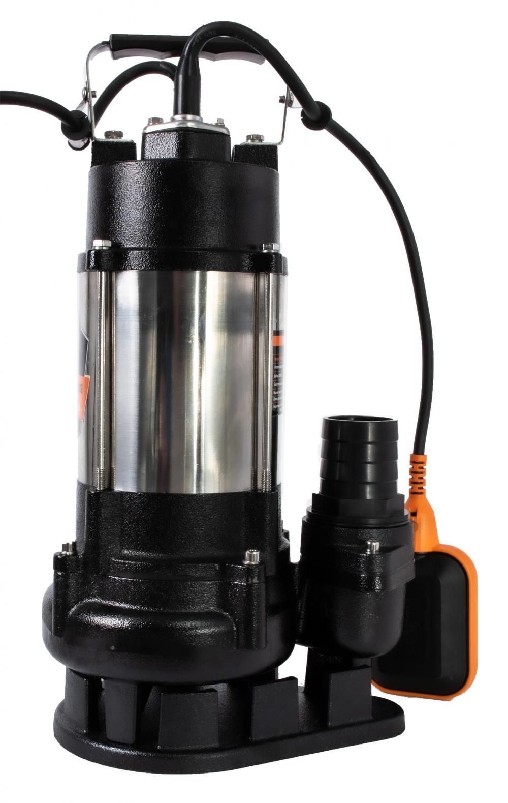 Pompa submersibila apa murdara Wolfson DW-7500-F, 1500W, debit maxim 10000 l/h + furtun 40m