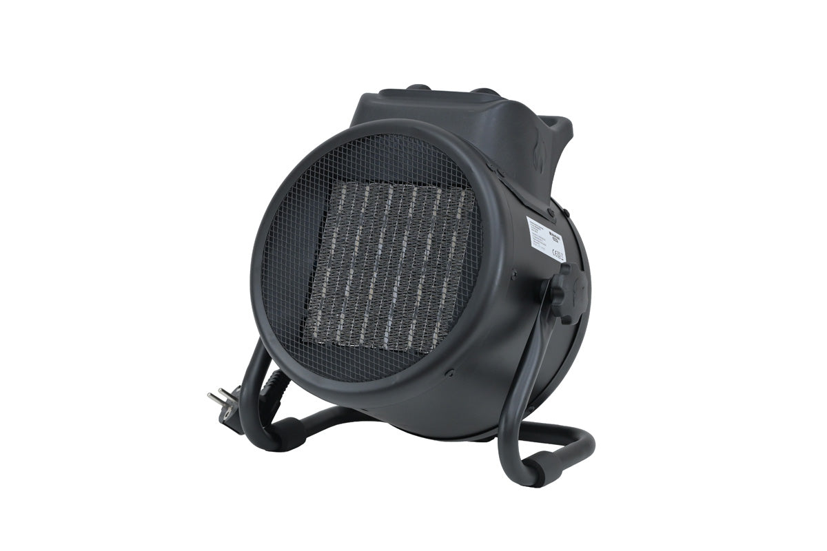 Aeroterma electrica industriala WOLFSON T3C, 3000W, 2 trepte de putere, termostat reglabil, debit aer 365 m³/h