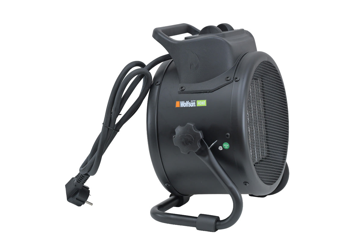 Aeroterma electrica industriala WOLFSON T3C, 3000W, 2 trepte de putere, termostat reglabil, debit aer 365 m³/h