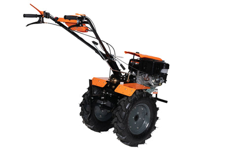 Motocultor pe benzina Wolfson Imperio 15 CP cu far si roti de transport 650x12, latime de lucru 70–140 cm