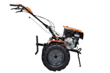 Motocultor pe benzina Wolfson Imperio 15 CP cu far si roti de transport 650x12, latime de lucru 70–140 cm - Resigilat