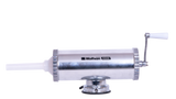 Masina manuala de umplut carnati Wolfson Home K2005A, 3 kg, corp aluminiu, cu ventuza, 5 palnii, montaj orizontal