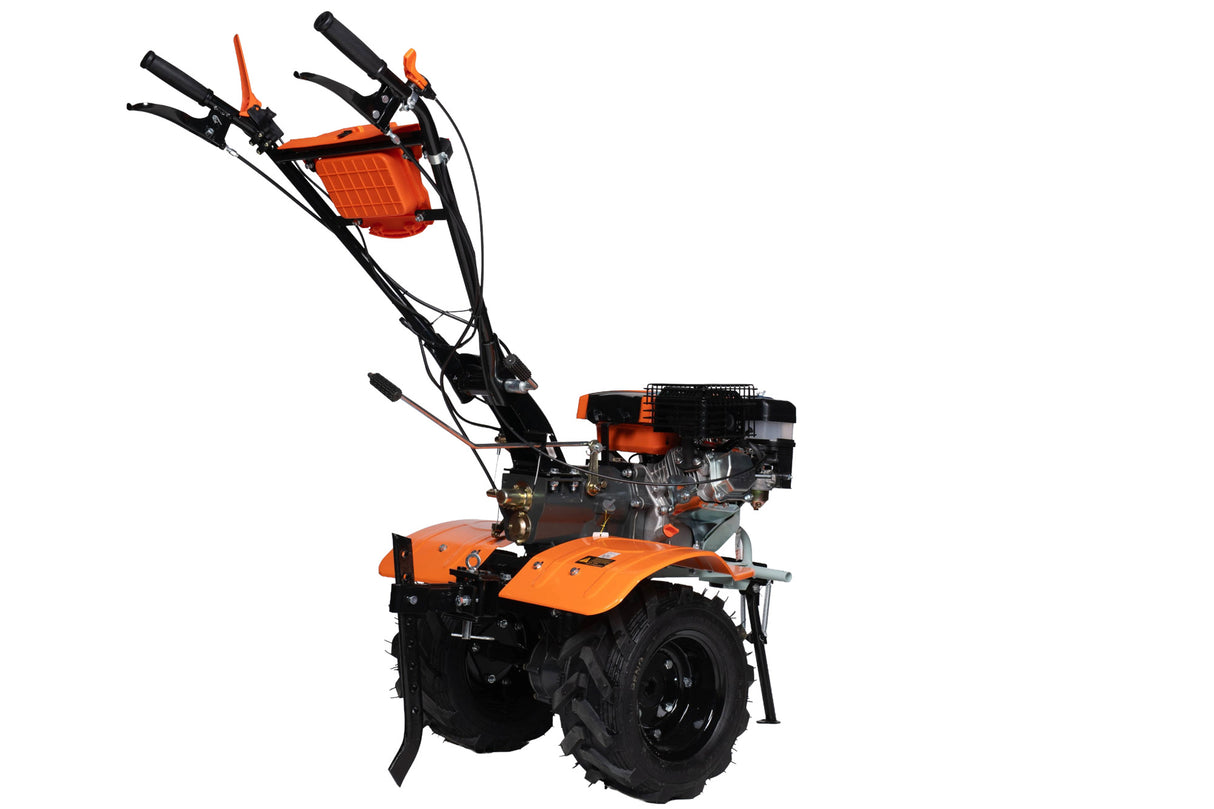 Motocultor Wolfson Imperio 8001, 8 CP, cu far si accesorii : plug, rarita, roti de transport 6.5X8, roti metalice, prasitoare