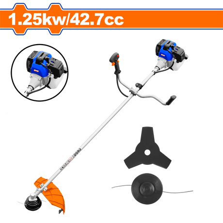 Motocoasa pe benzina Wadfow 42.7CC - 1.25 Kw