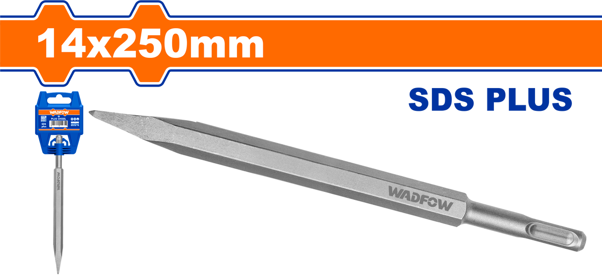 Spitz pentru beton Wadfow, prindere SDS Plus, otel, 14x250mm
