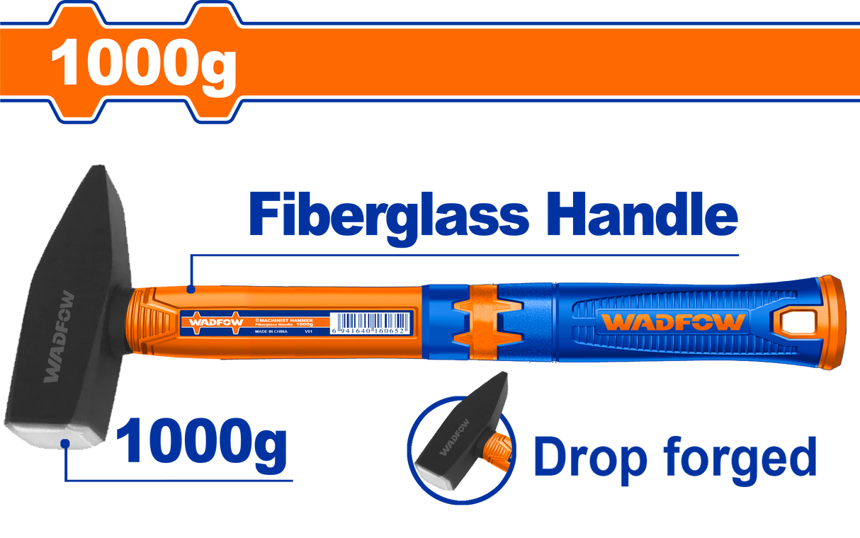 Ciocan de lacatuserie Wadfow 1000g, otel carbon