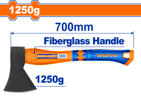 Toporisca Wadfow, otel carbon, maner din fibra de sticla, 1250g