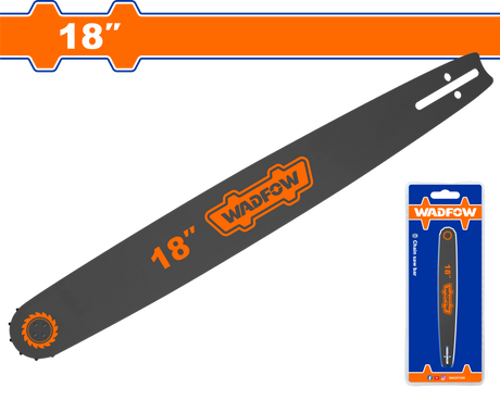 Lama pentru drujba benzina Wadfow 18"/43cm, pas 0.325"/8.2mm, grosime 1.47mm, 72 zale, compatibil cu WGC1553