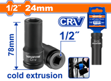 Cheie tubulara de impact Wadfow, extrudare la rece, otel Cr-V, dimenisuni 78x24mm