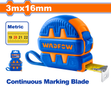 Ruleta Wadfow, lungime 3m, latime 16mm