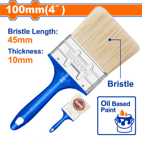 Pensula pentru vopsea pe baza de ulei Wadfow, latime 100mm