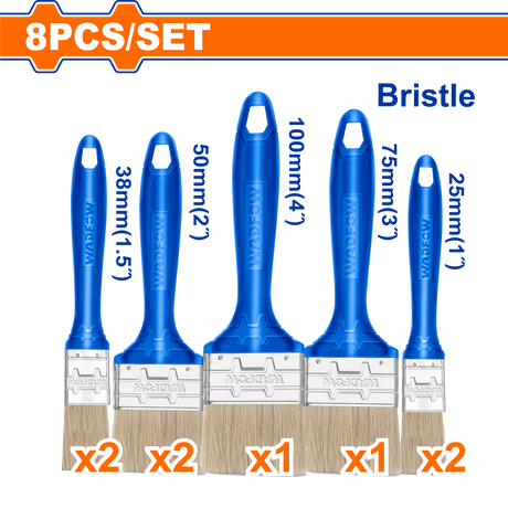 Set 8 buc. pensule pentru vopsit Wadfow
