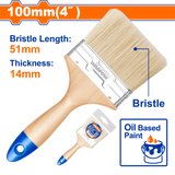 Pensula pentru vopsea pe baza de ulei Wadfow, latime 100mm