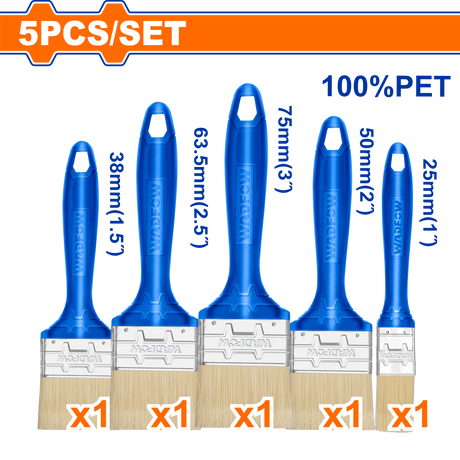 Set 5 pensule pentru vopsit Wadfow