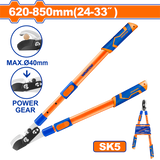 Foarfeca telescopica WADFOW pentru crengi 620–850mm