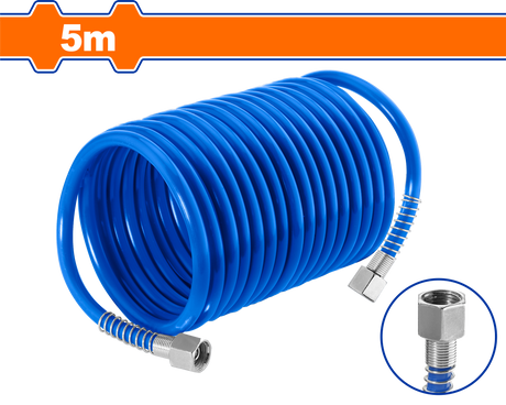 Furtun pentru compresor Wadfow, lungime 5m, diametru interior 5mm, exterior 8mm
