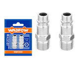 Set conector aer tata WADFOW, filet exterior 1/4" (2 bucati)