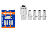 Set conectori aer WADFOW, 1 mama + 4 tata, 1/4" (5 bucati)