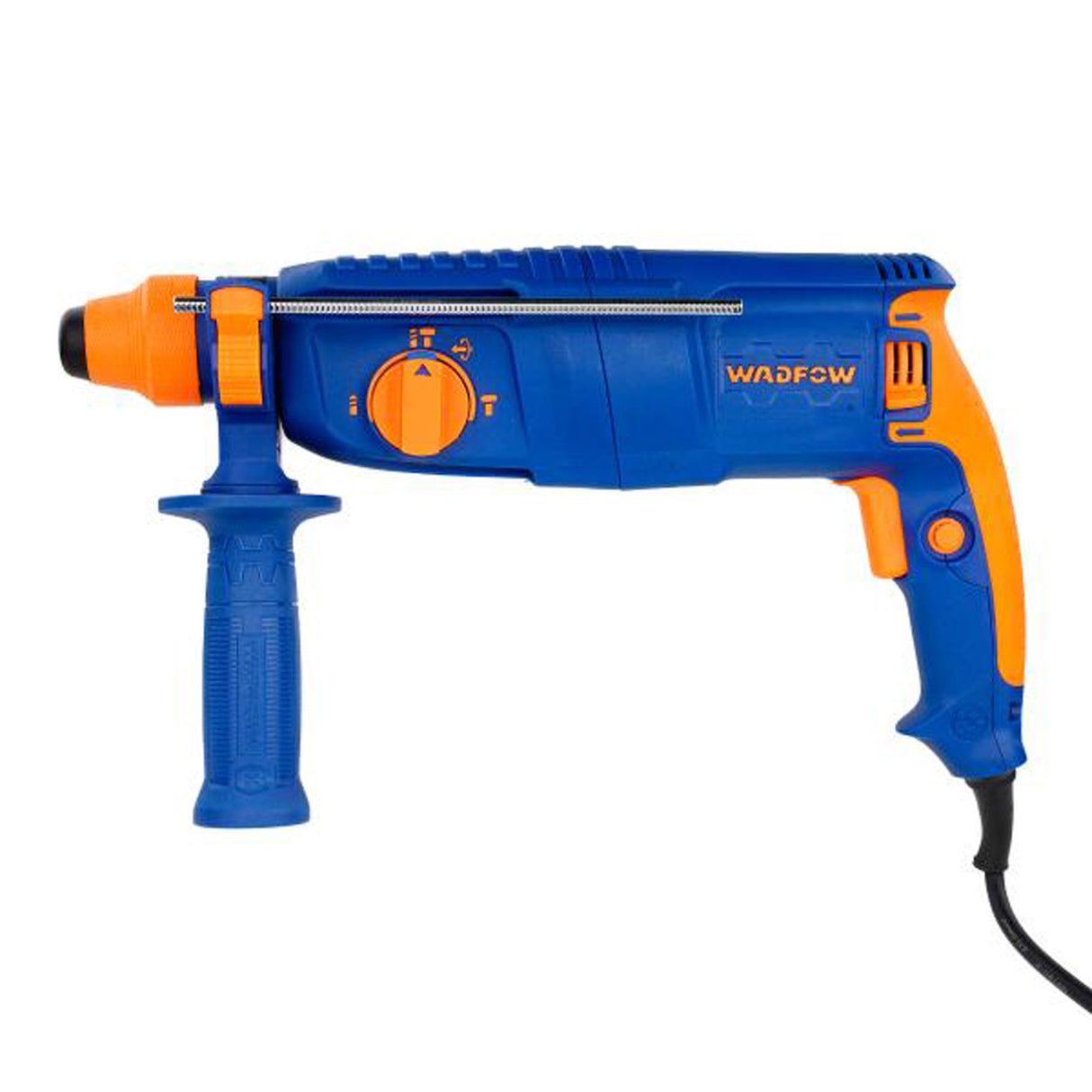 Ciocan rotopercutor Wadfow, 800W, 240V, 1100Rpm, 2.5J, 4000bpm, prindere SDS Plus, include 3 burghie, 2 dalti, geanta transport