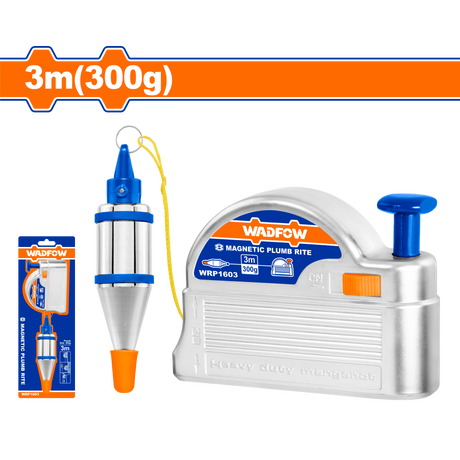 Fir cu plumb si magnet Wadfow, 3m, 300gr